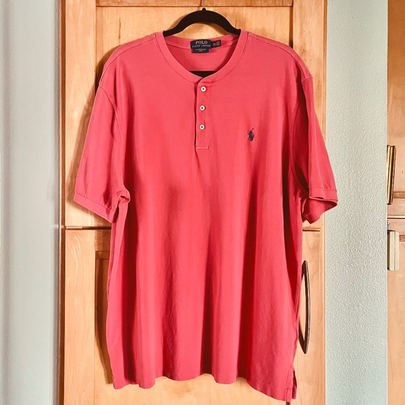 POLO Ralph Lauren Dusty Coral Shade 100% Cotton Mens Size XXL - Picture 1 of 7